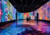 数字造型展会布置图片，让展览成为数字化互动的美学体验