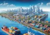 跨境电商物流图，从起点到终点的高效路径